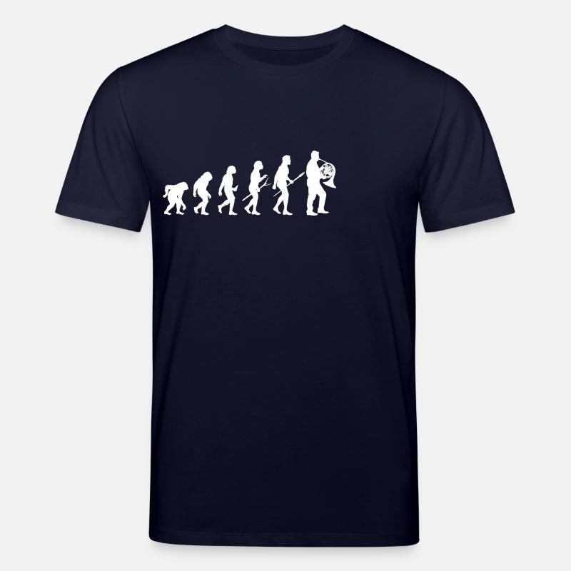 Hornist Evolution Waldhorn - Stanley/Stella Unisex Bio-T-Shirt CREATOR  - Navy