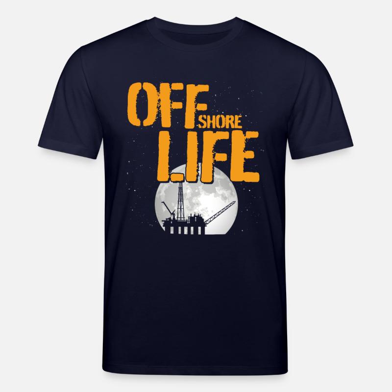 Off Shore Life - Stanley/Stella Unisex Bio-T-Shirt CREATOR  - Navy