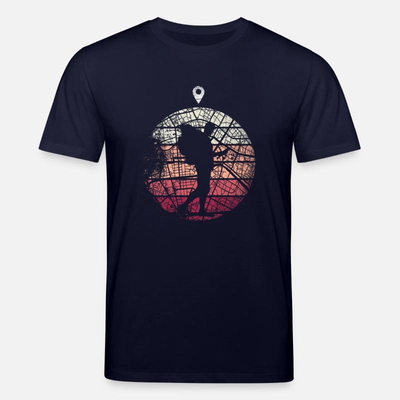 Geocaching Geschenk - Stanley/Stella Unisex Bio-T-Shirt CREATOR  - Navy