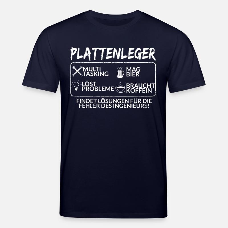 Der Plattenleger - Stanley/Stella Unisex Bio-T-Shirt CREATOR  - Navy