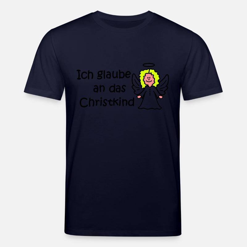 Ich glaube an das Christkind - Stanley/Stella Unisex Bio-T-Shirt CREATOR  - Navy