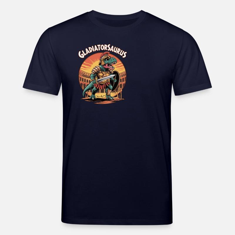 Gladiatorsaurus - Stanley/Stella Unisex Bio-T-Shirt CREATOR  - Navy