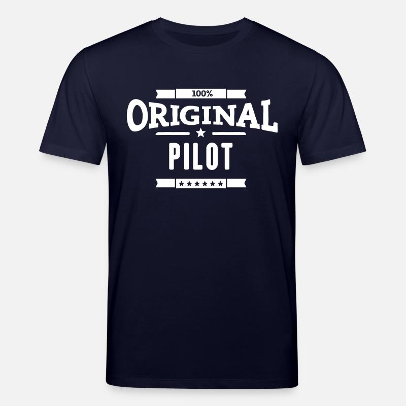 100% Pilot - Stanley/Stella Unisex Bio-T-Shirt CREATOR  - Navy