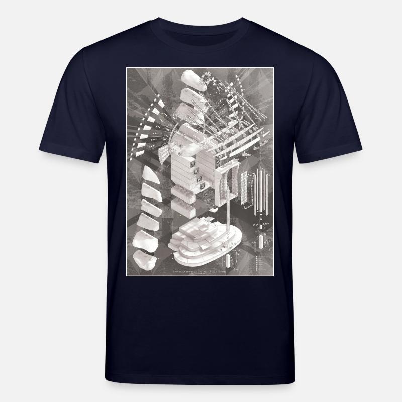 Basan's Gateway - Stanley/Stella CREATOR Unisex Organic T-Shirt - navy