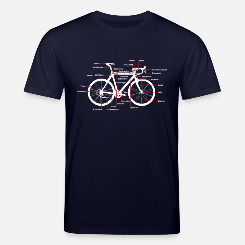 Rennrad Teile - Stanley/Stella Unisex Bio-T-Shirt CREATOR  - Navy
