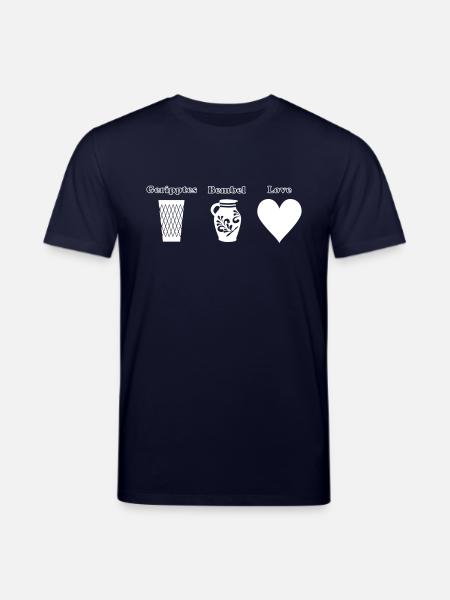 Geripptes Bembel Love - Stanley/Stella Unisex Bio-T-Shirt CREATOR - Navy