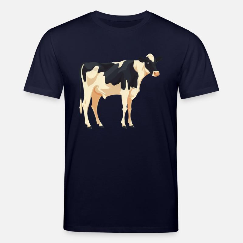 Stehende Kuh - Einfaches Design - Stanley/Stella Unisex Bio-T-Shirt CREATOR  - Navy
