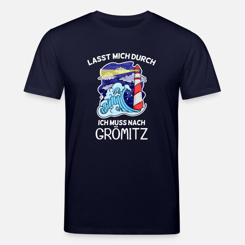 Grömitz Spruch - Stanley/Stella Unisex Bio-T-Shirt CREATOR  - Navy