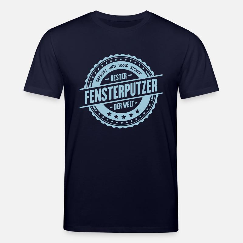 Bester Fensterputzer - Stanley/Stella Unisex Bio-T-Shirt CREATOR  - Navy