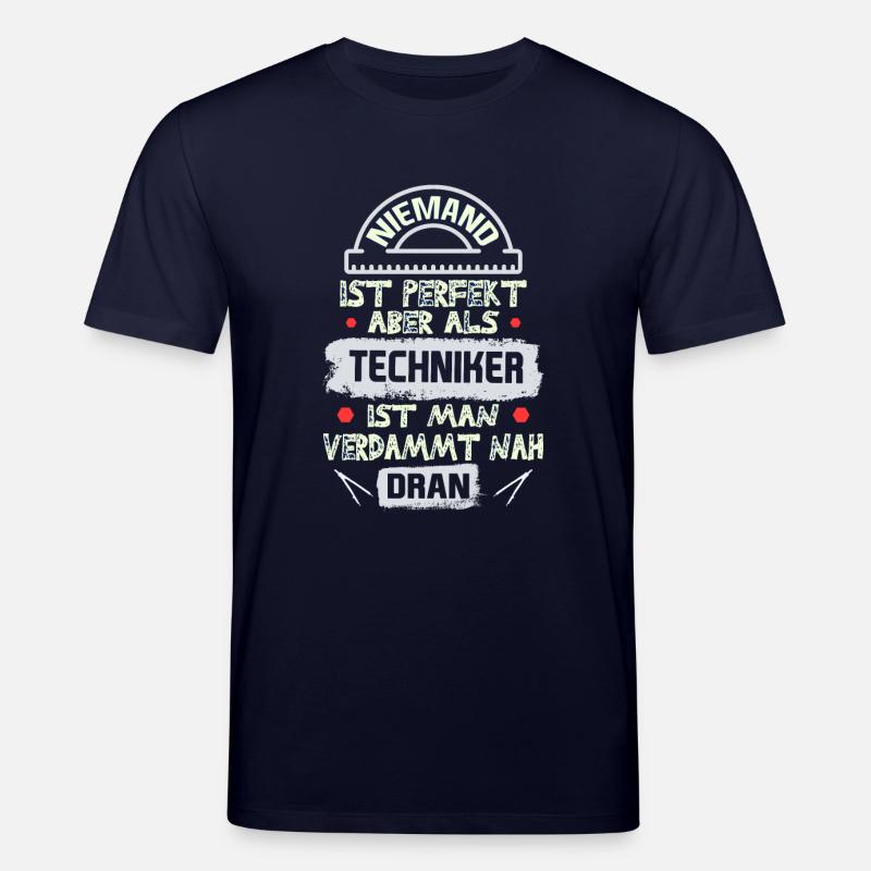 Techniker spruch - Stanley/Stella Unisex Bio-T-Shirt CREATOR  - Navy
