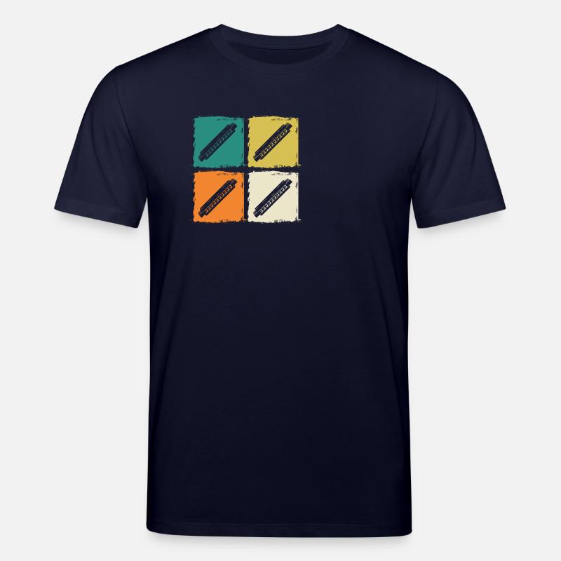 Harmonica Harmonica - Stanley/Stella CREATOR Unisex Organic T-Shirt - navy