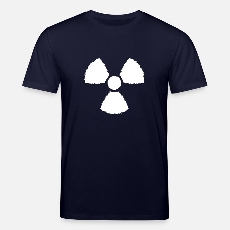 Nuklear Symbol Zeichen - Stanley/Stella Unisex Bio-T-Shirt CREATOR  - Navy