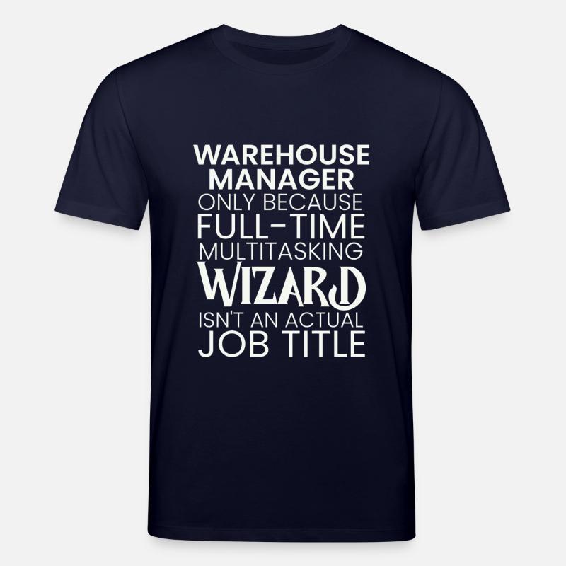 Warehouse Manager multitasking Wizard - Stanley/Stella CREATOR Unisex Organic T-Shirt - navy