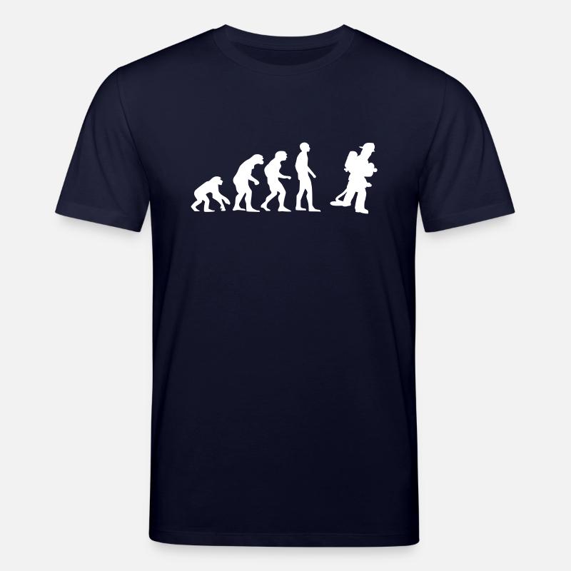 firefighter evolution - Stanley/Stella CREATOR Unisex Organic T-Shirt - navy