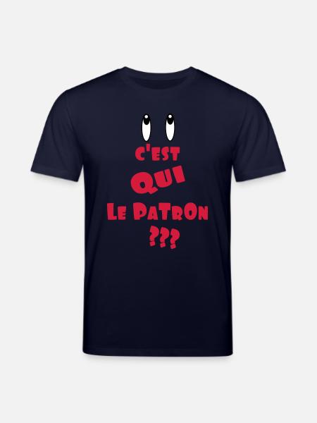 LE PATRON - T-shirt bio CREATOR Stanley/Stella Unisexe - marine