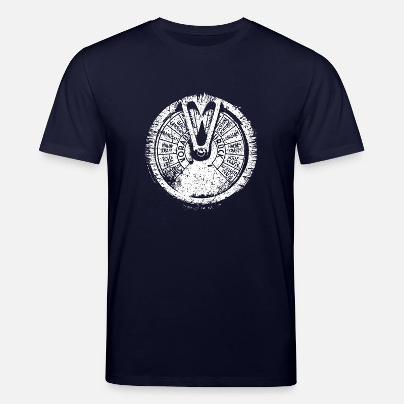 Maschinentelegraph (à l'ancienne blanc) - T-shirt bio CREATOR Stanley/Stella Unisexe - marine