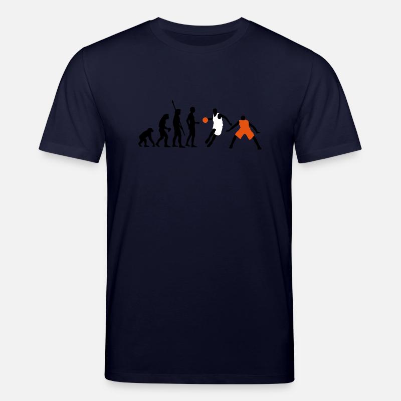 evolution_basketball_072011_h_3c - Stanley/Stella Unisex Bio-T-Shirt CREATOR  - Navy