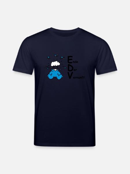 EDV: Ende Der Vernunft! - Stanley/Stella Unisex Bio-T-Shirt CREATOR - Navy