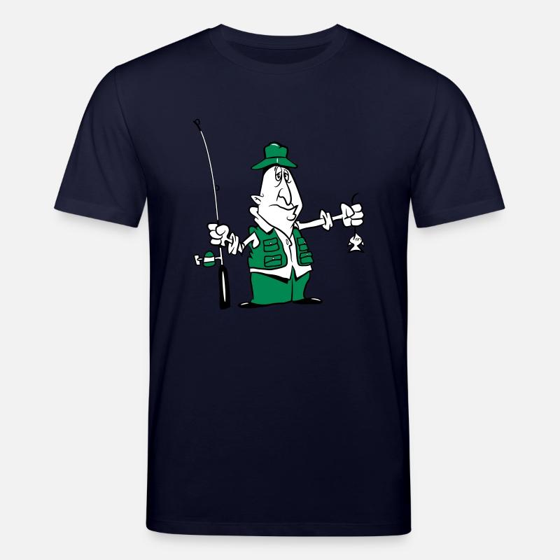 pas drôle de pêche - T-shirt bio CREATOR Stanley/Stella Unisexe - marine