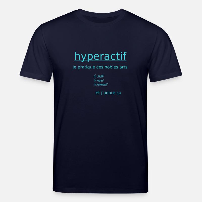 hyperactif - T-shirt bio CREATOR Stanley/Stella Unisexe - marine