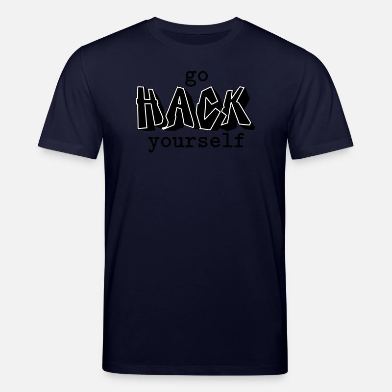 Hacken Sie sich selbst - Stanley/Stella Unisex Bio-T-Shirt CREATOR  - Navy