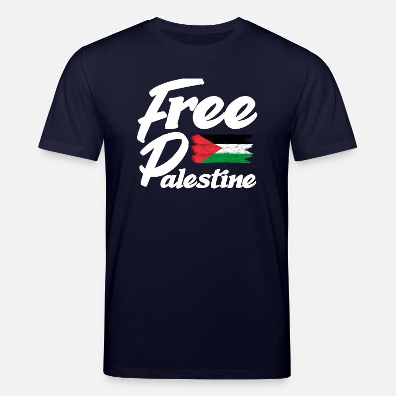 Drapeau de la Palestine - T-shirt bio CREATOR Stanley/Stella Unisexe - marine