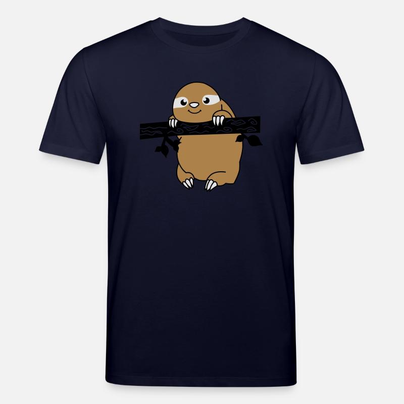 faultier_02 - T-shirt bio CREATOR Stanley/Stella Unisexe - marine