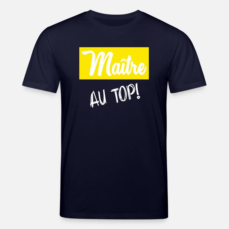 MASTER. MASTER. HUMOR - Stanley/Stella CREATOR Unisex Organic T-Shirt - navy