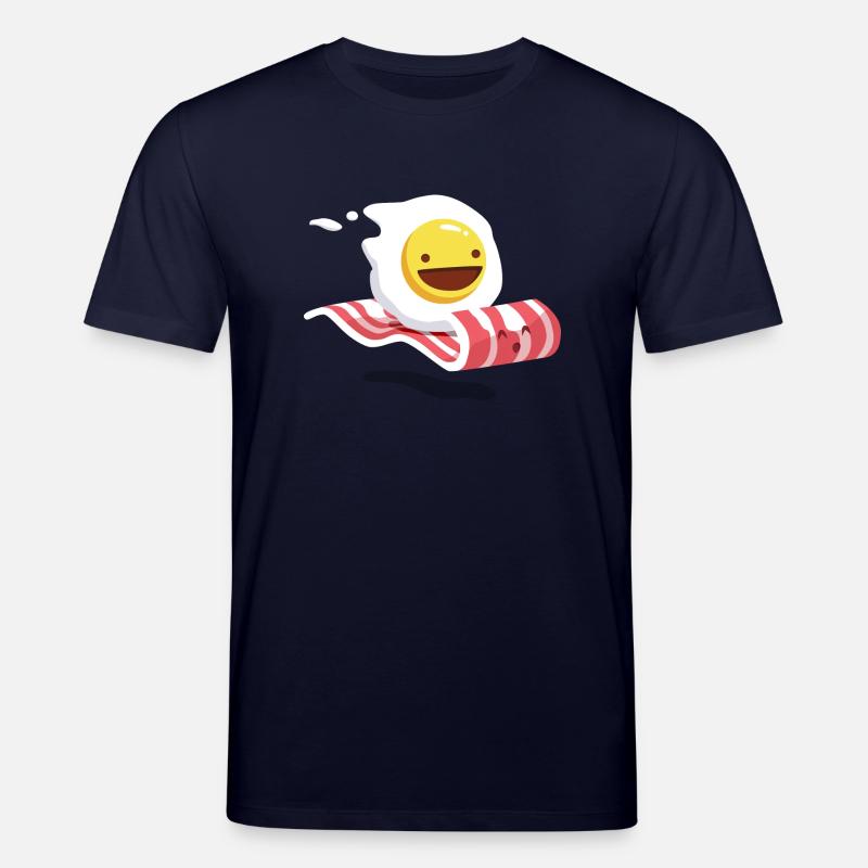 Egg Bacon Buddies - Stanley/Stella Unisex Bio-T-Shirt CREATOR  - Navy