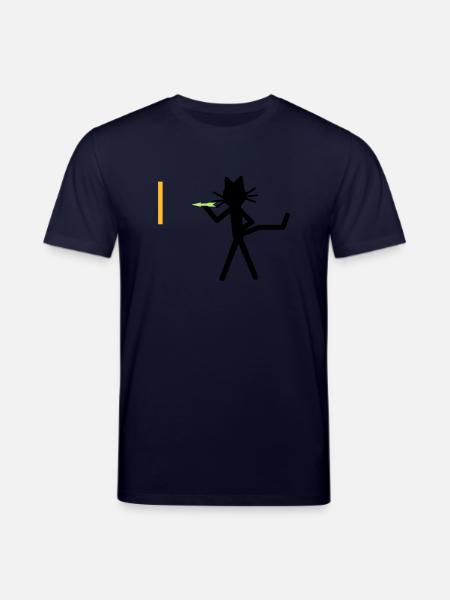 Katze Kittycat dartet - Stanley/Stella Unisex Bio-T-Shirt CREATOR  - Navy