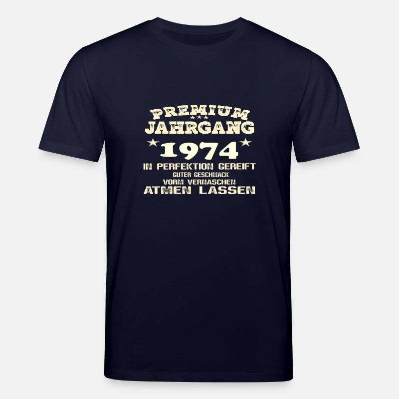 1974 Perfektion gereift - Stanley/Stella Unisex Bio-T-Shirt CREATOR  - Navy