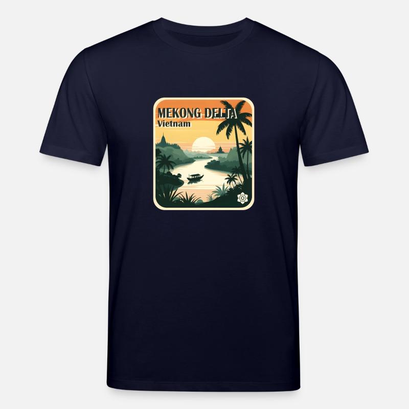 Delta du Mékong - T-shirt bio CREATOR Stanley/Stella Unisexe - marine