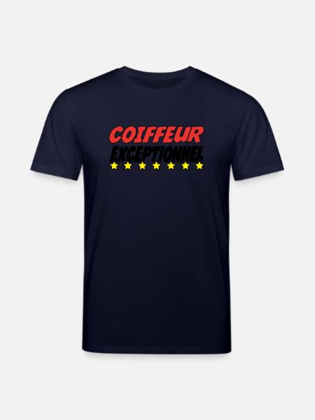 COIFFEUR exceptionnel - T-shirt bio CREATOR Stanley/Stella Unisexe - marine
