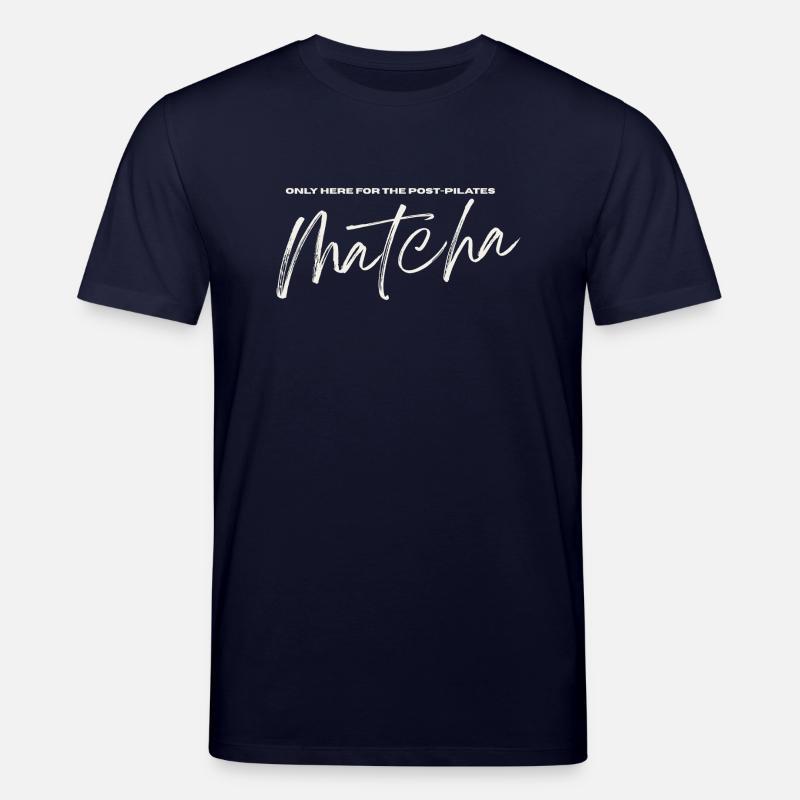 Post Pilates Matcha - Stanley/Stella Unisex Bio-T-Shirt CREATOR  - Navy