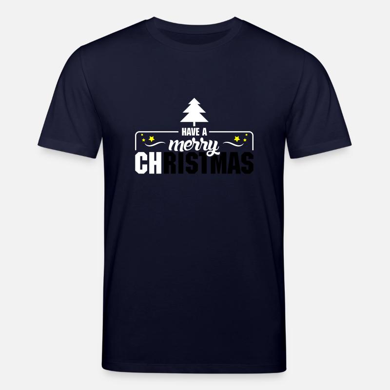 Christmas 4 - Stanley/Stella Unisex Bio-T-Shirt CREATOR  - Navy