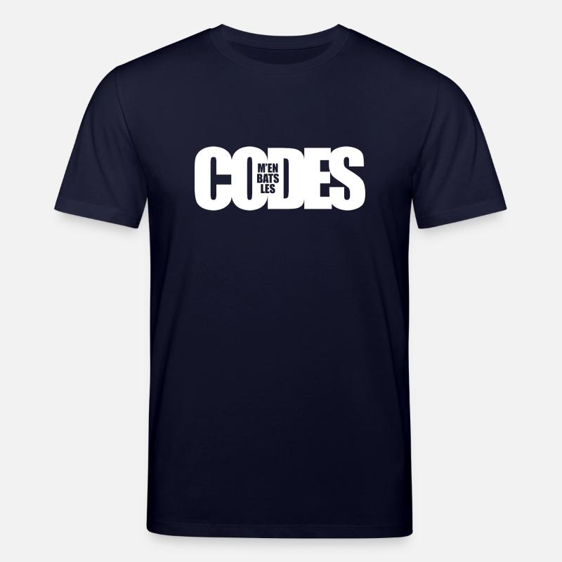 M'en Bats Les Codes - T-shirt bio CREATOR Stanley/Stella Unisexe - marine