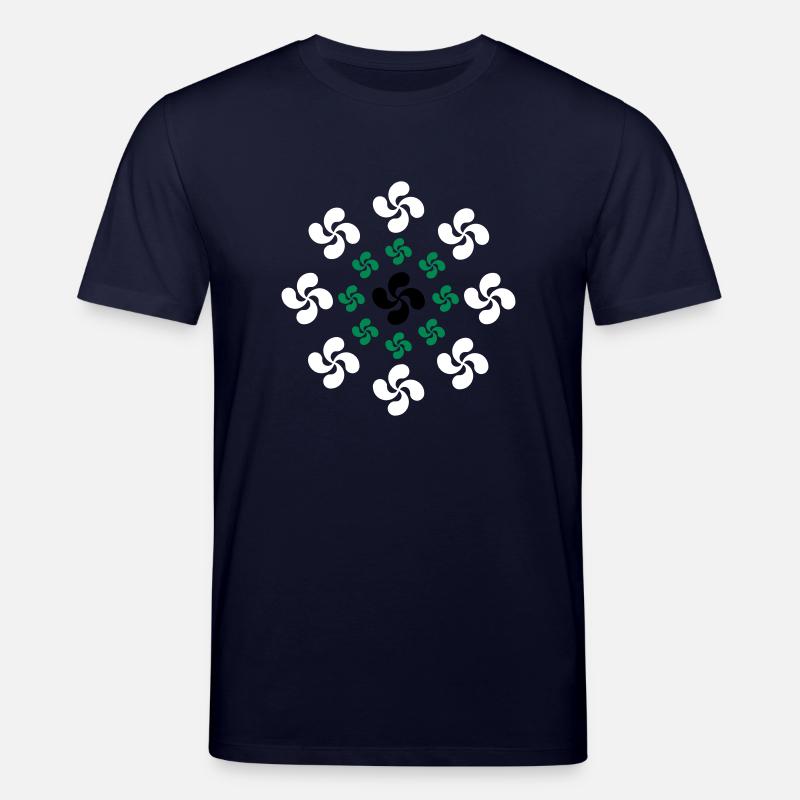 lauburu Baskenquer - Stanley/Stella Unisex Bio-T-Shirt CREATOR  - Navy