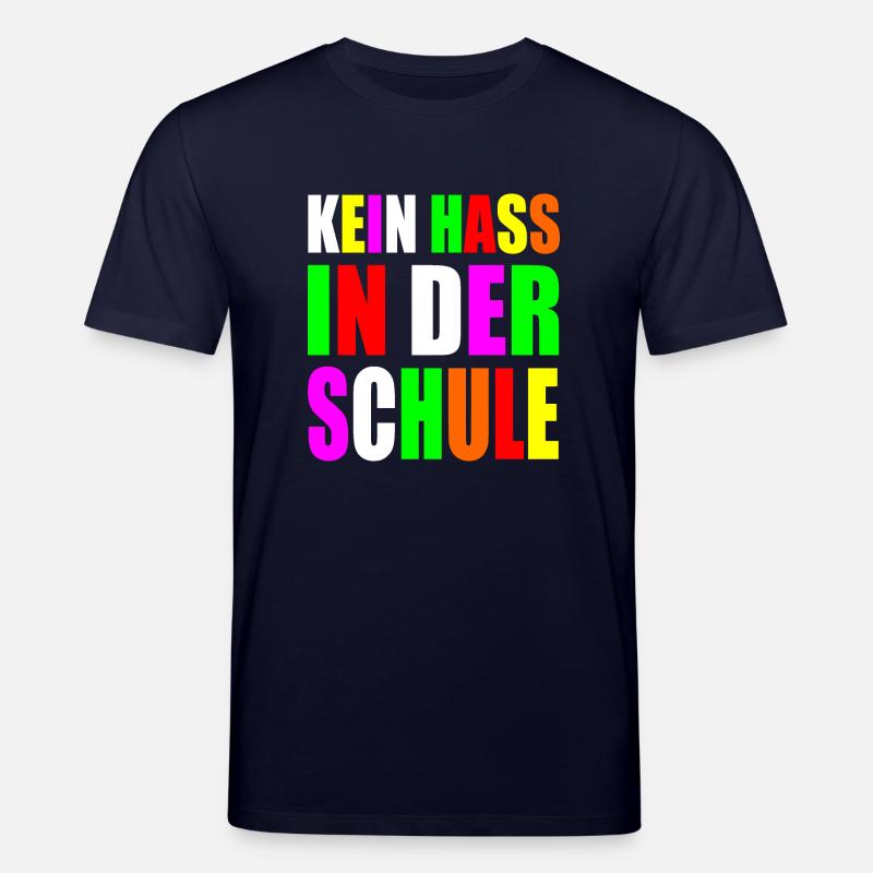 Kein hass in der schule - Stanley/Stella Unisex Bio-T-Shirt CREATOR  - Navy