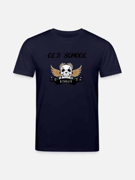 Old school1963 - Stanley/Stella CREATOR Unisex Organic T-Shirt - navy