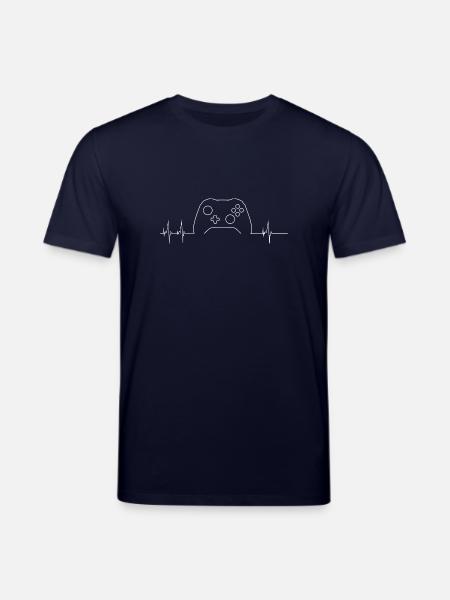 Herzschlag Xbox Gamer - Stanley/Stella Unisex Bio-T-Shirt CREATOR - Navy