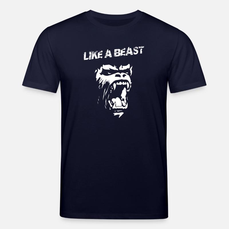Comme un gorille bête - T-shirt bio CREATOR Stanley/Stella Unisexe - marine