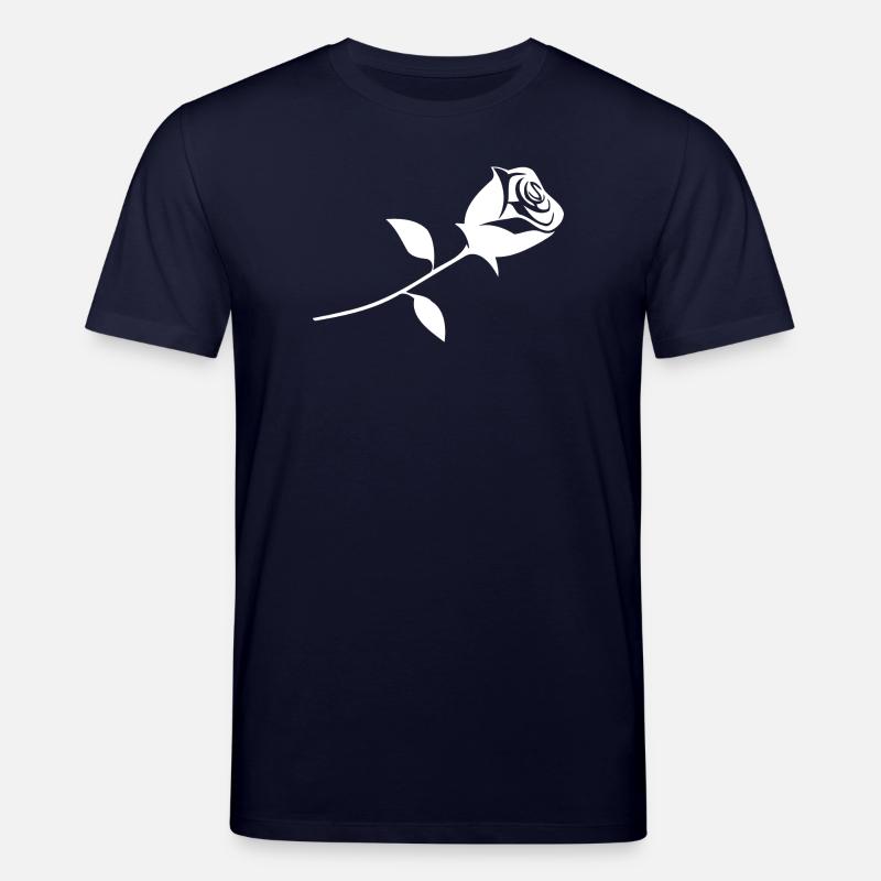 Une rose - T-shirt bio CREATOR Stanley/Stella Unisexe - marine