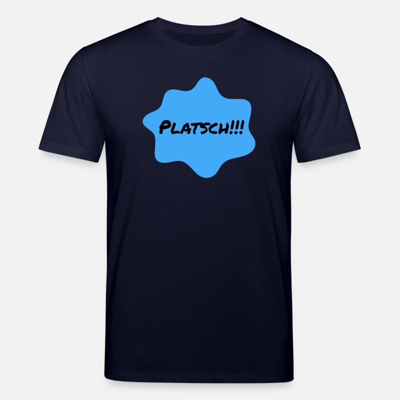 Platsch Blau Farbklecks - Stanley/Stella Unisex Bio-T-Shirt CREATOR  - Navy