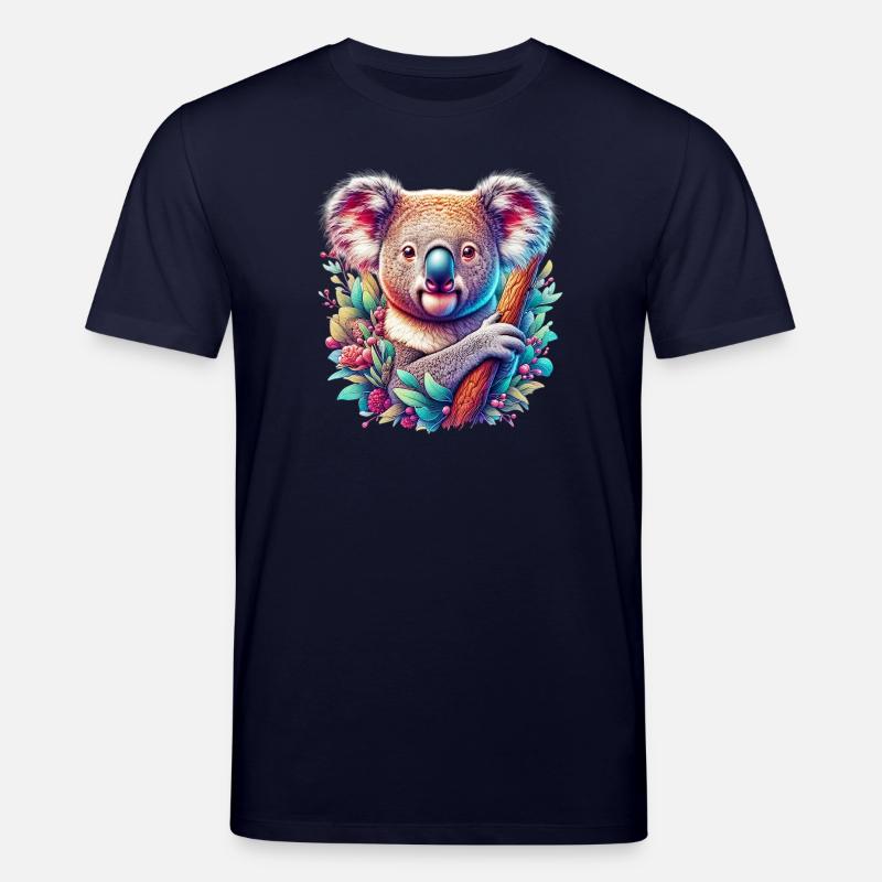 Koala - Stanley/Stella CREATOR Unisex Organic T-Shirt - navy