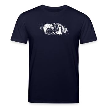 Engrenages en mouvement - T-shirt bio CREATOR Stanley/Stella Unisexe - marine - Devant