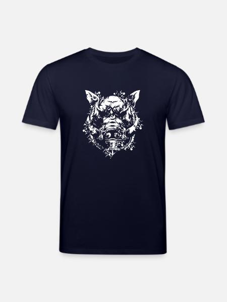 Wildschwein - Stanley/Stella Unisex Bio-T-Shirt CREATOR - Navy