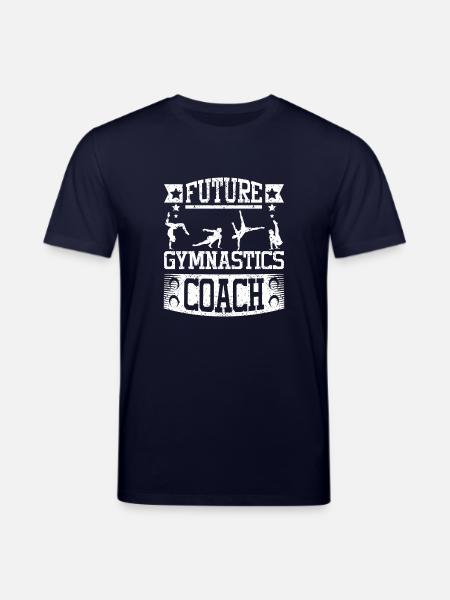 Future gymnastics coach - Stanley/Stella CREATOR Unisex Organic T-Shirt - navy