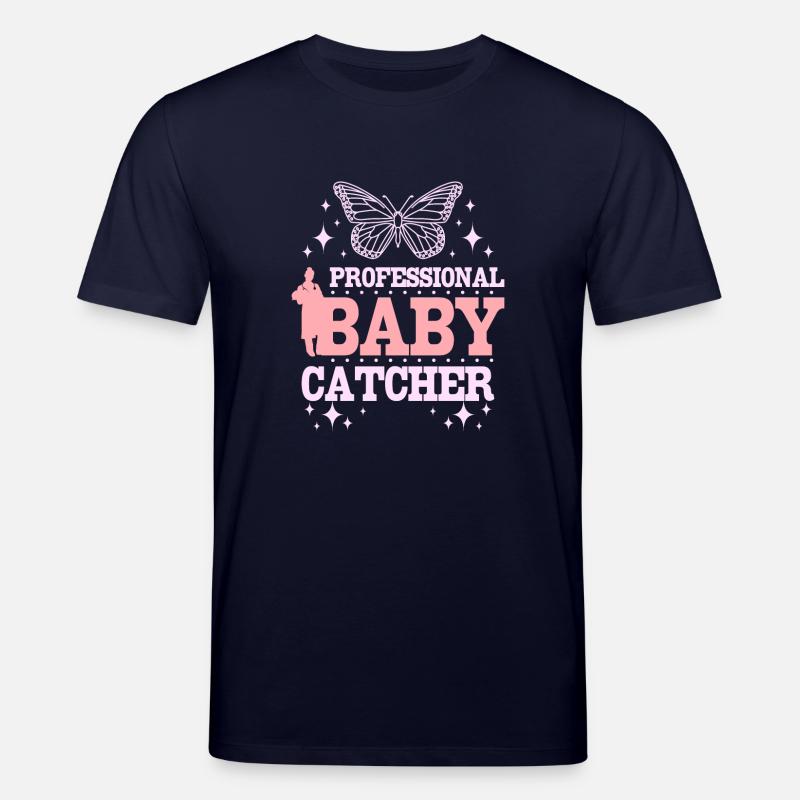 Attrape-bébé professionnel - T-shirt bio CREATOR Stanley/Stella Unisexe - marine