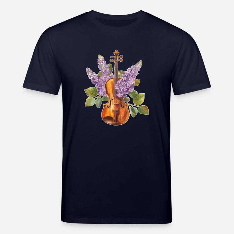 Violon Violon - T-shirt bio CREATOR Stanley/Stella Unisexe - marine