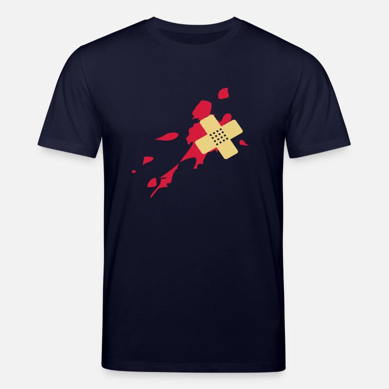 Pflaster Blutspritzer 2c - T-shirt bio CREATOR Stanley/Stella Unisexe - marine